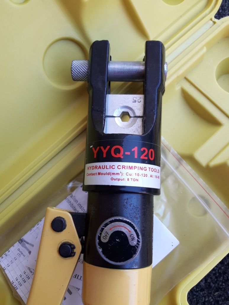 Прес гідравлічний ручний YYQ-120 для кабельних накінечників