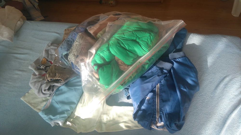 paka ubranek dla chłopca 68-74