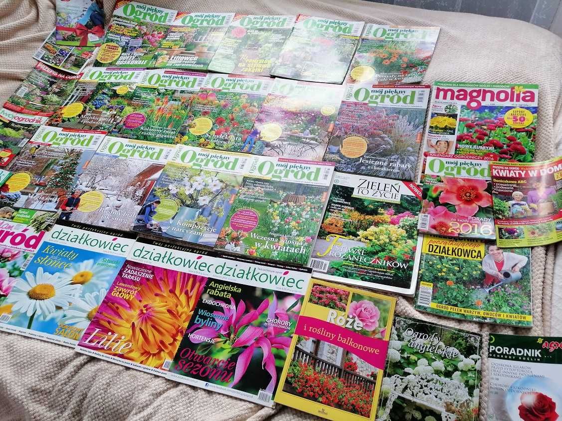 zestaw poradników ogrodniczych gazety ogrodnicze mój piękny ogród