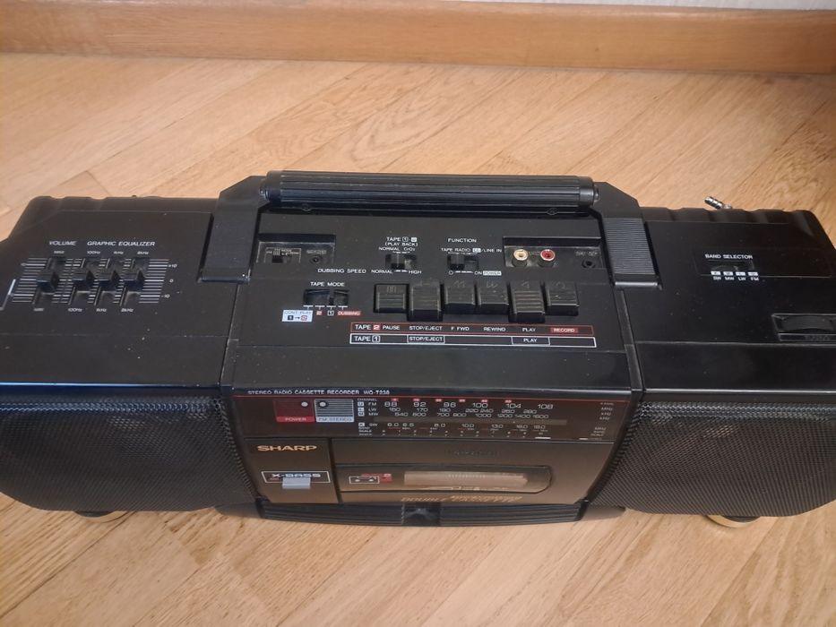 Магнитофон двухкасетный SHARP WQ-T238H (BK)