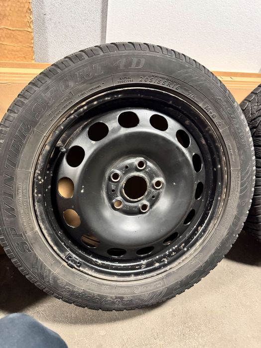 Kola felgi opony zimowe 5x112 audi Vw Skoda 205/55/16