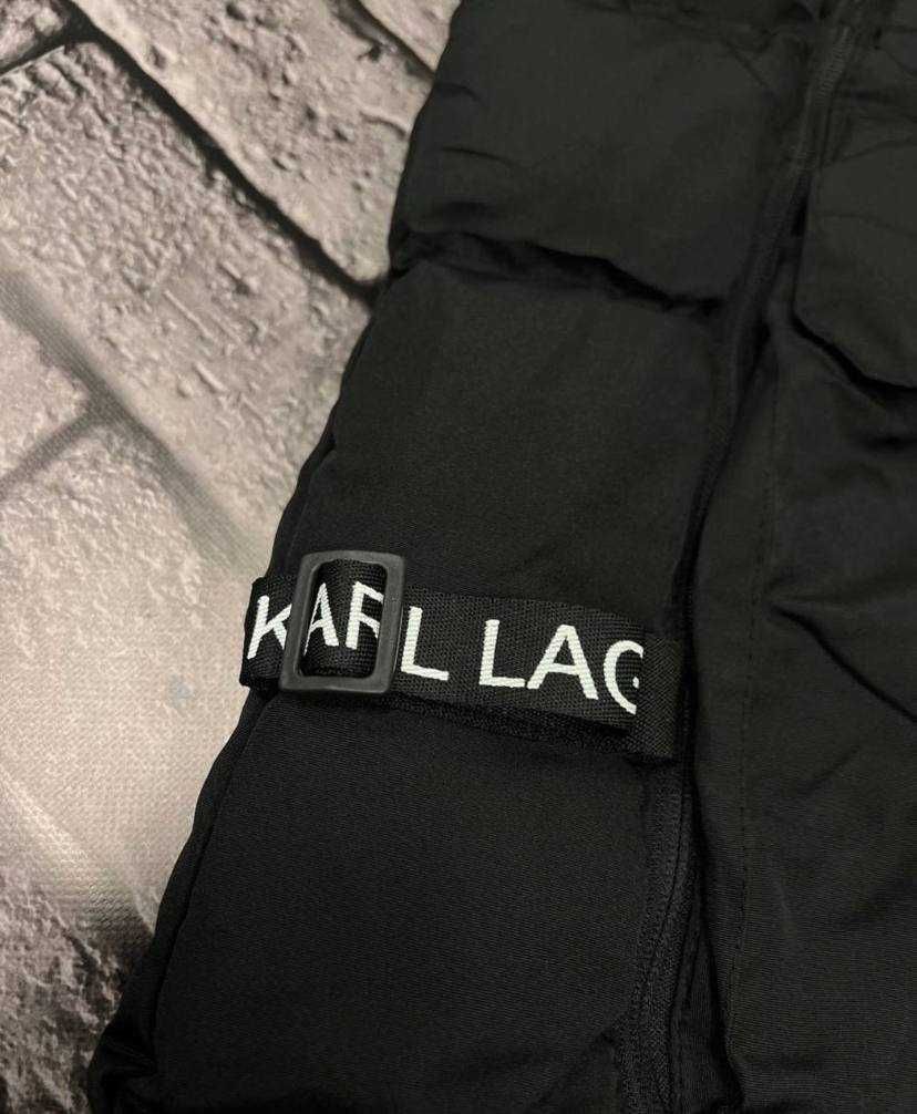 Мужская качественная жилетка Karl Lagerfeld Карл Лагерфельд черная