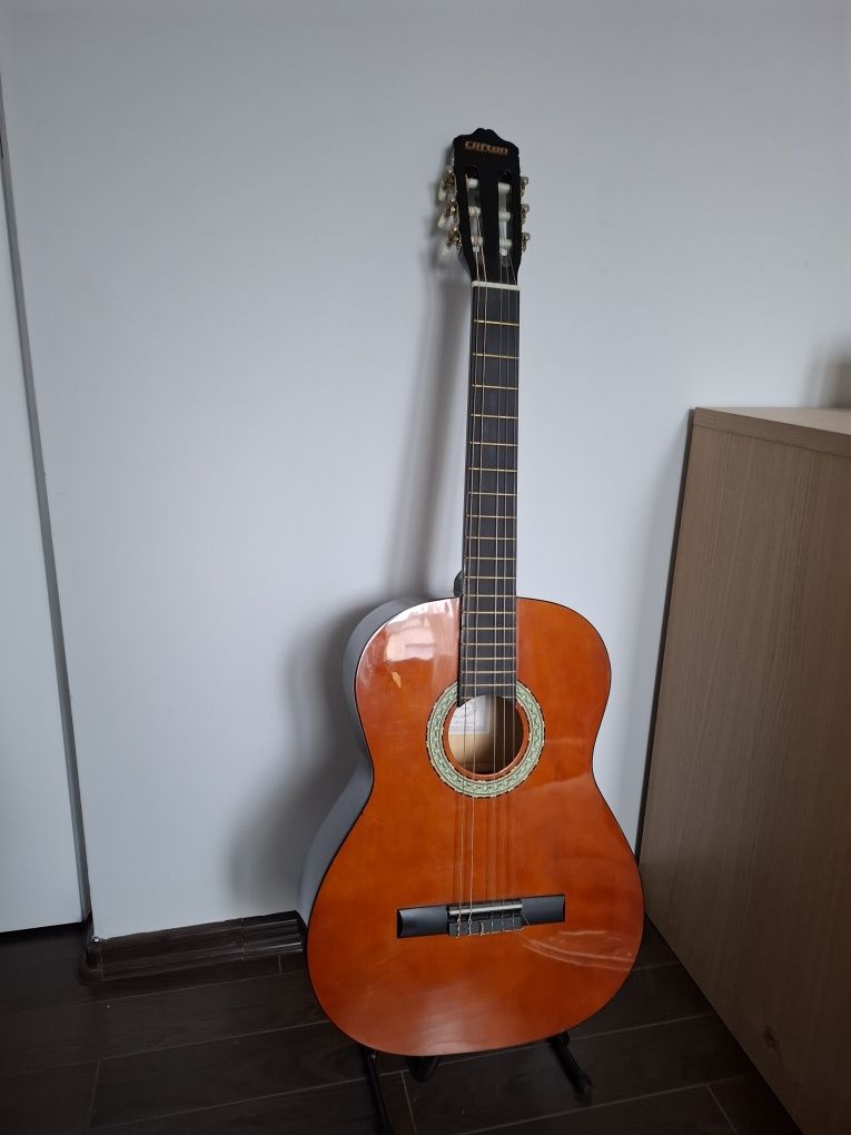 Gitara klasyczna + pokrowiec + stojak + stroik