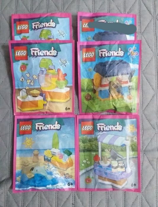 Saszetki Lego Friends i inne