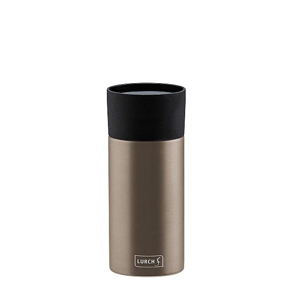 Kubek Lurch Coffee-To-Go termiczny, jednoręczny, stalowy, 0,3 l, szary