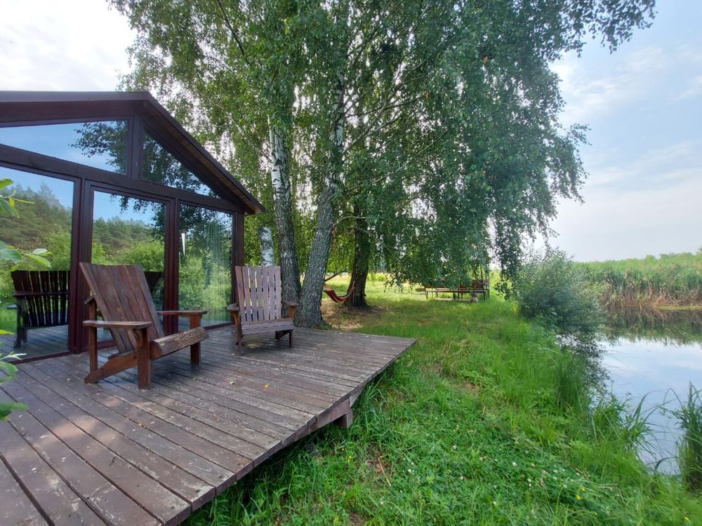 Оренда панорамного будинку з сауною , біля озера, недалеко від р.Десна