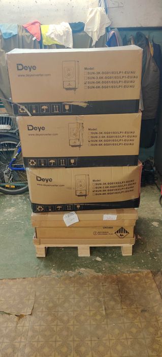 Гібридний інвертор Deye SUN-5K-SG03LP1-EU WiFi В Наявності