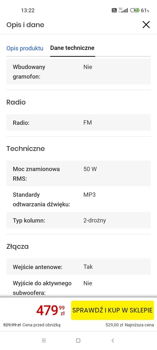 Wieża Blaupunkt MC60BT