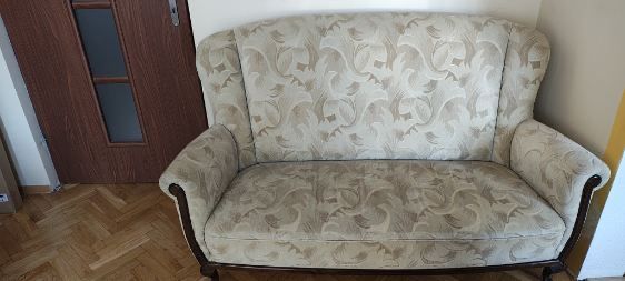 Zestaw mebli kanapa, leżanka + dwa fotele