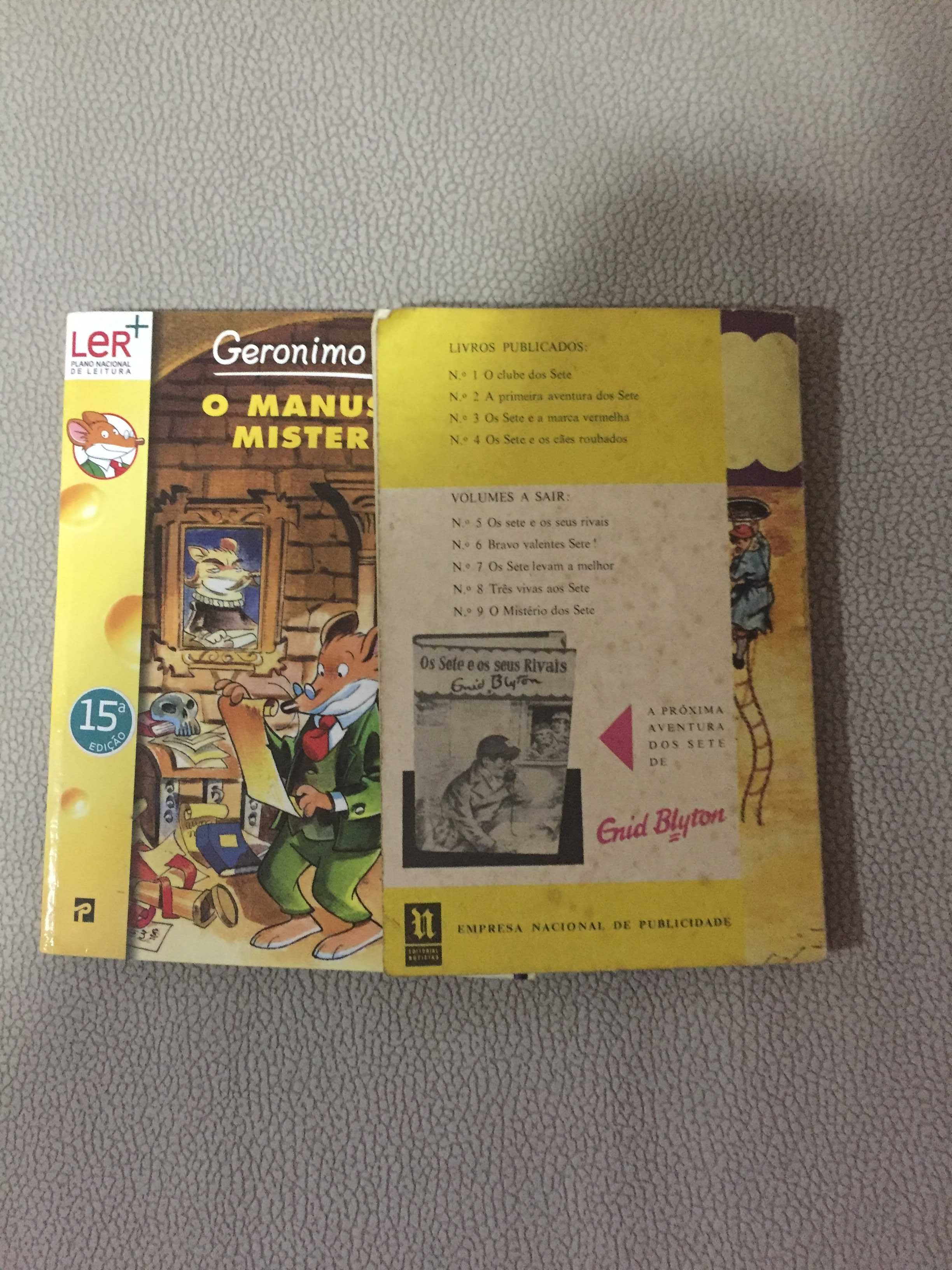 Livro Geronimo Stilton "O manuscrito misterioso"(como novo) com oferta