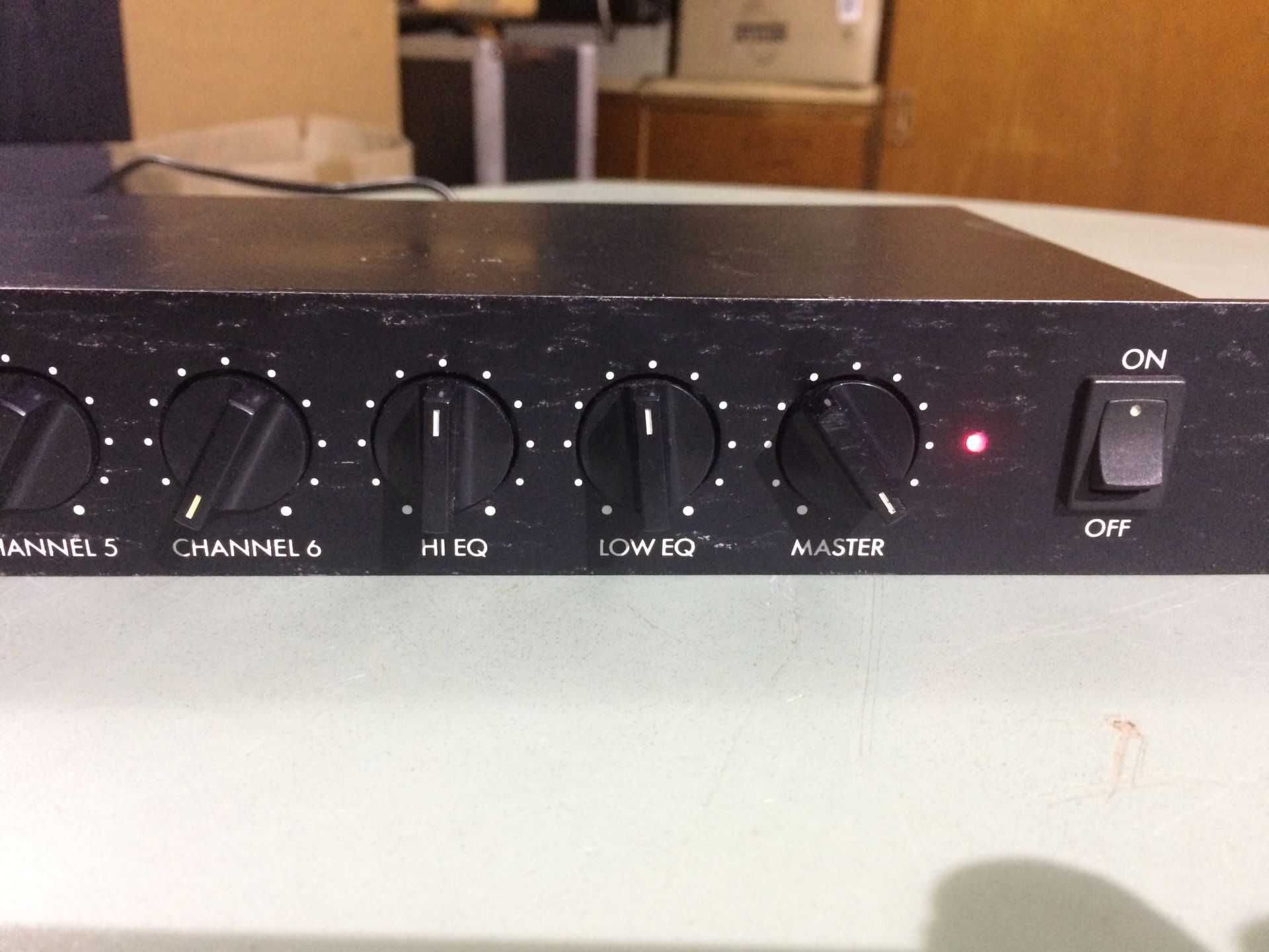 Mikser mikrofonowy 6 kanałowy - JB SYSTEMS MX-870 - Sprawny