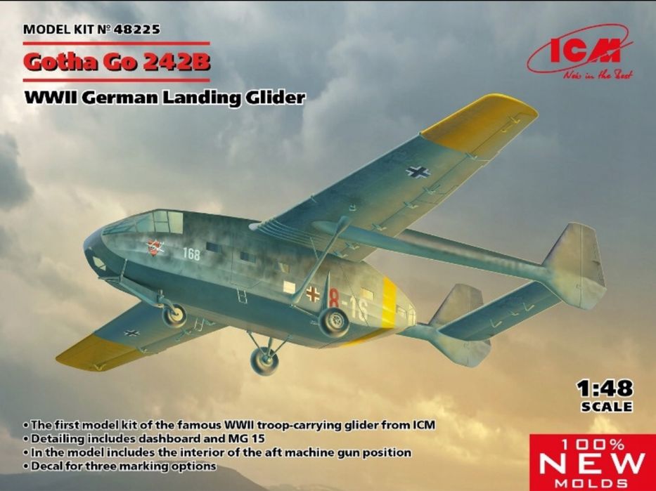 Samolot Gotha Go 242B German Landing Glider model 1:48