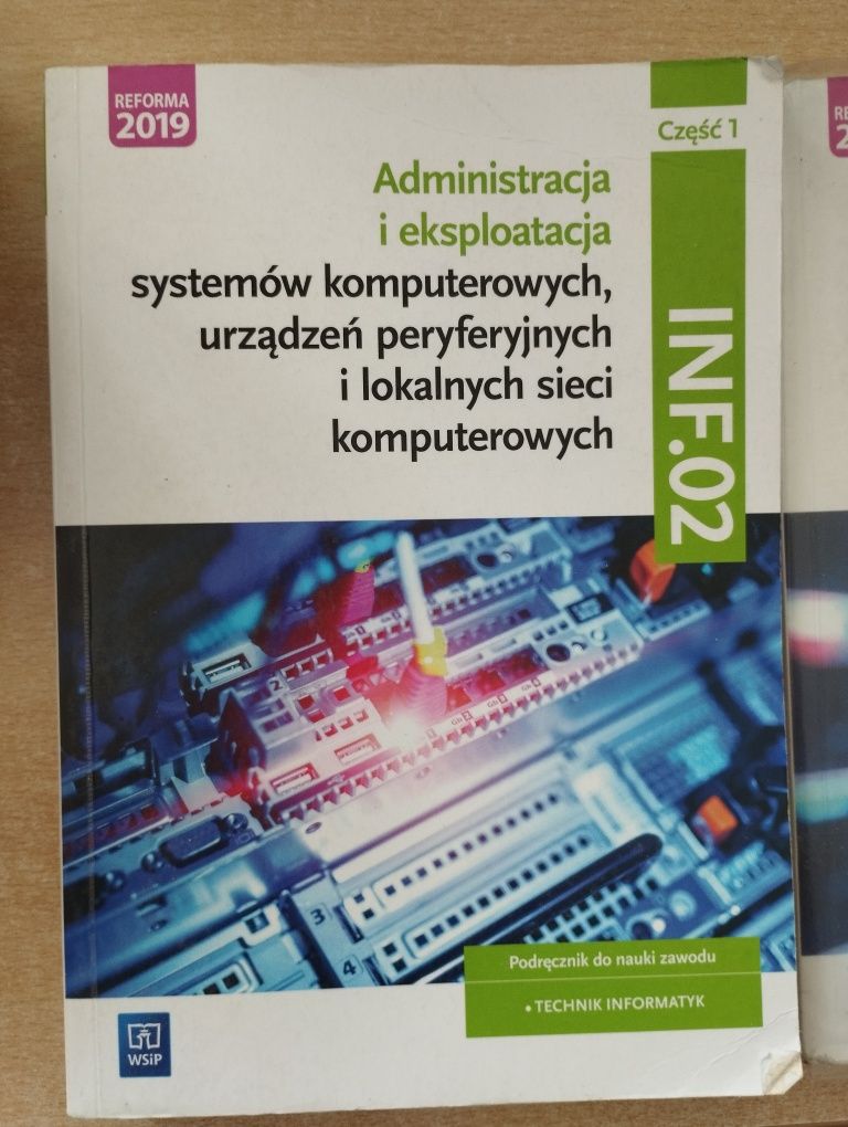 INF.02 Podręczniki część 1,2 i 3