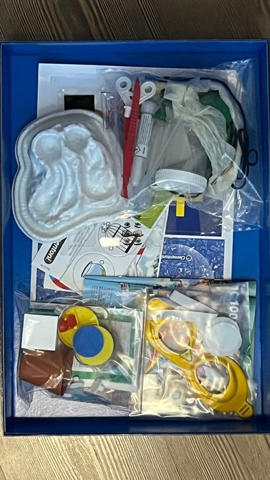 Jogo didático de ciência : 100 experiências : Clementoni