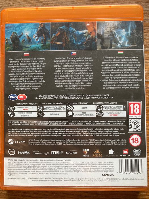 Shadow of Mordor Śródziemie Cień Mordor’s
