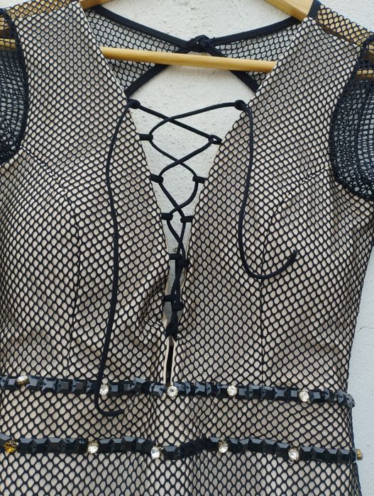 Vestido sexy. Carnaval. Sado- maso.