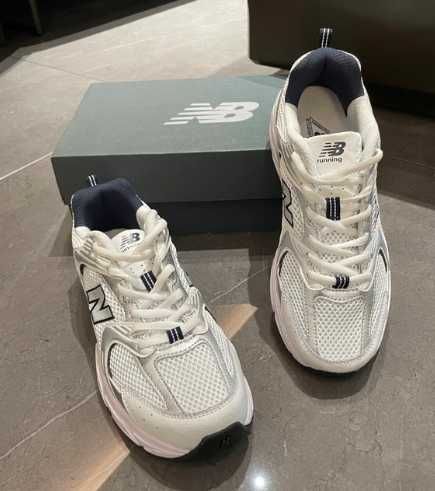 New Balance 530 White Silver Navy Eu36