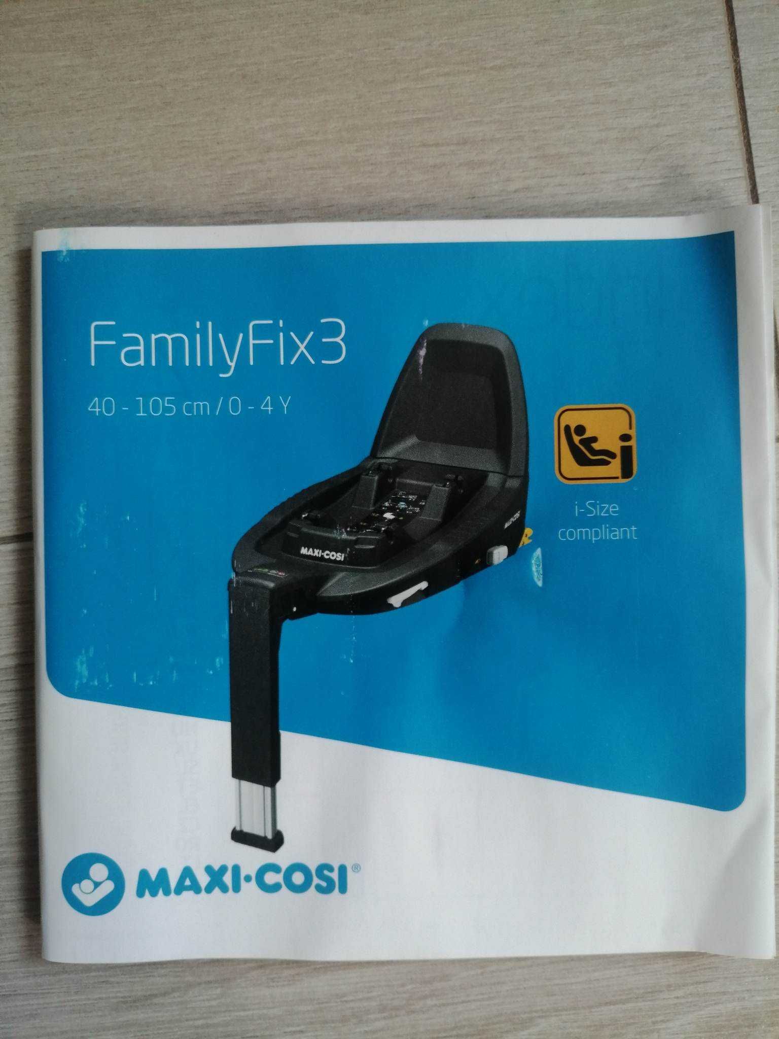 nosidełko/fotelik Maxi Cosi Pebble Pro i-Size + baza FamilyFix3
