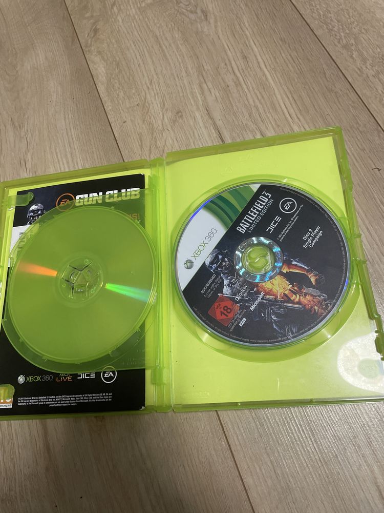 Gry na xbox360 battlefield3 limited edition, nfs the run, star wars