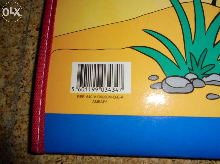 Antiga capa escolar A4 da ambar - disney Mickey pateta pato donald - s