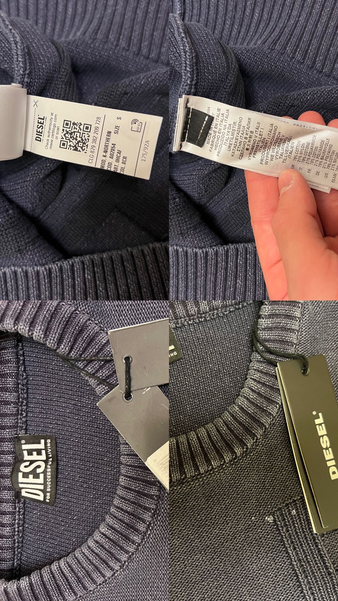 Свитер Diesel кофта пуловер джемпер худи толстовка Armani boss