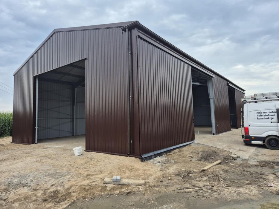 Konstrukcja stalowa hali 10x30x5 hala stalowa kompletna obora kurnik