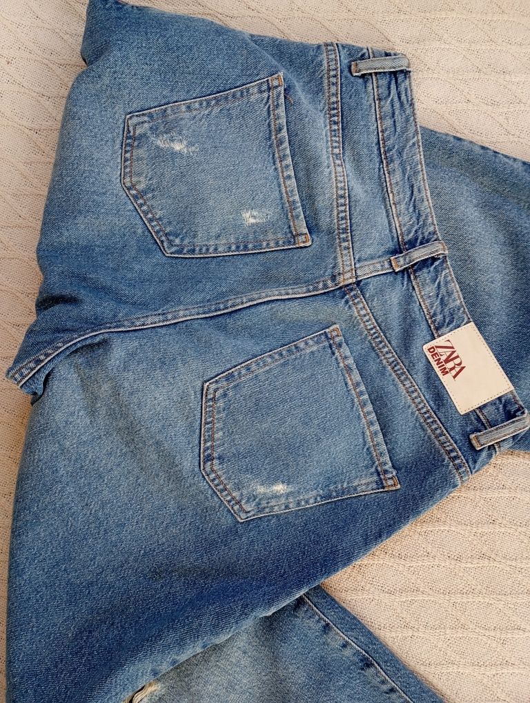 ZARA 36r jeansy szeroki typu slouchy baggi wysoka jakość