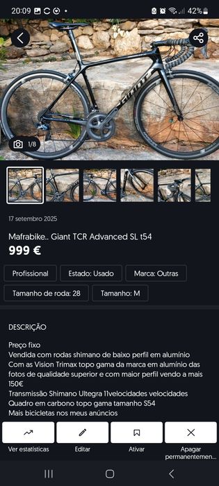 Mafrabike Bicicletas de estrada carbono oportunidade