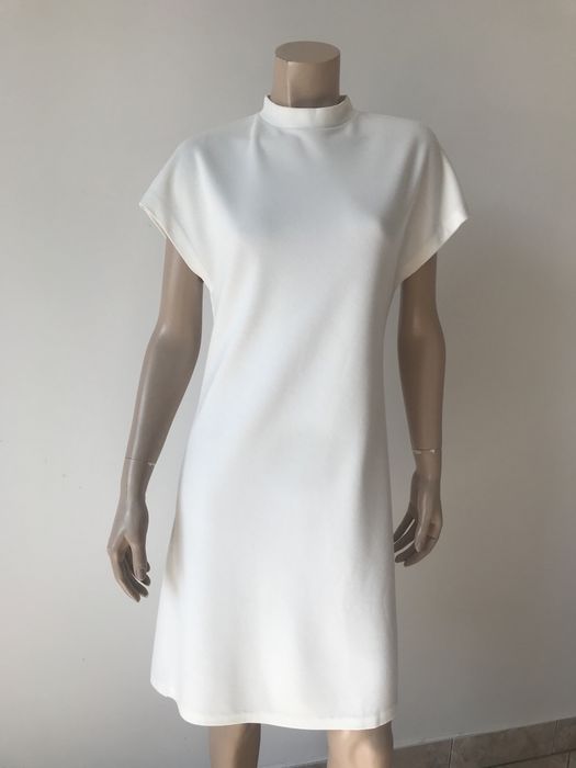 Massimo Dutti biała sukienka S