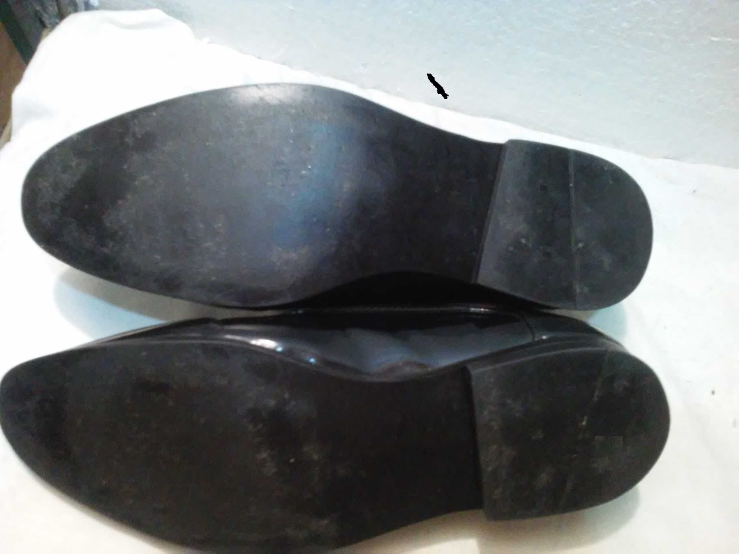 buty wizytowe lakierowane ASOS  roz, 8; jak nowe, wkładka 27,5cm