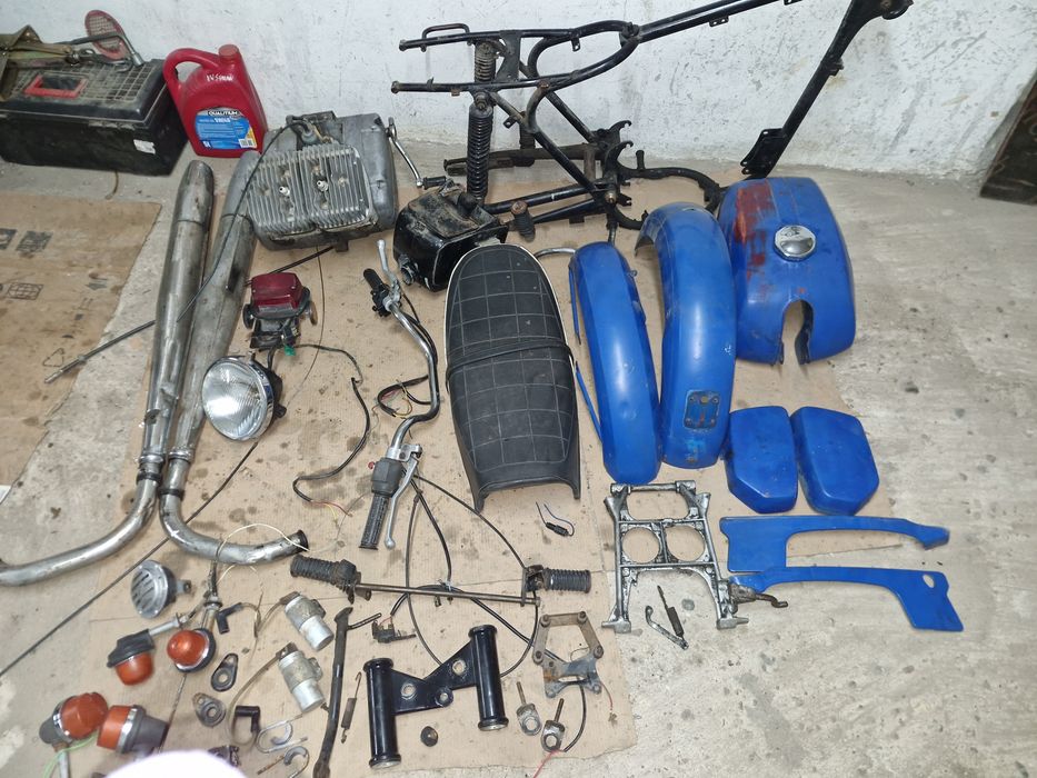 Części jawa CZ 350 cezeta silnik Bak lampa boczki itp