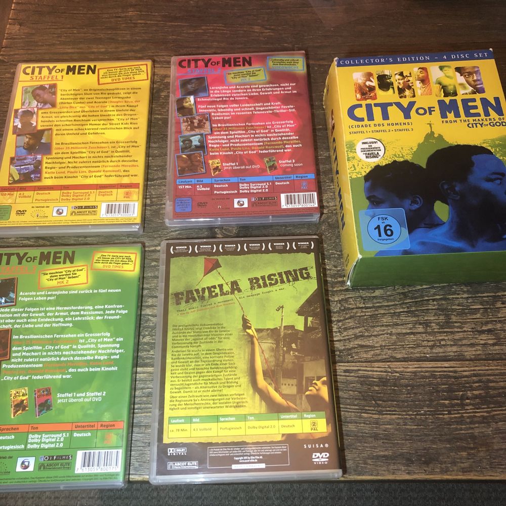 Serial, filmy DVD City of Men, Rio, język Niemiecki