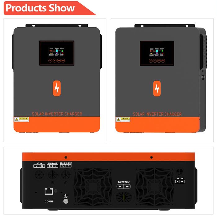 Гібридний інвертор 6.2 КВт Інвертор PowMr