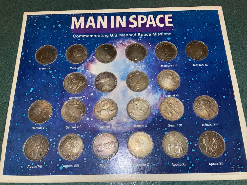 Monety kolekcjonerskie Man in Space
