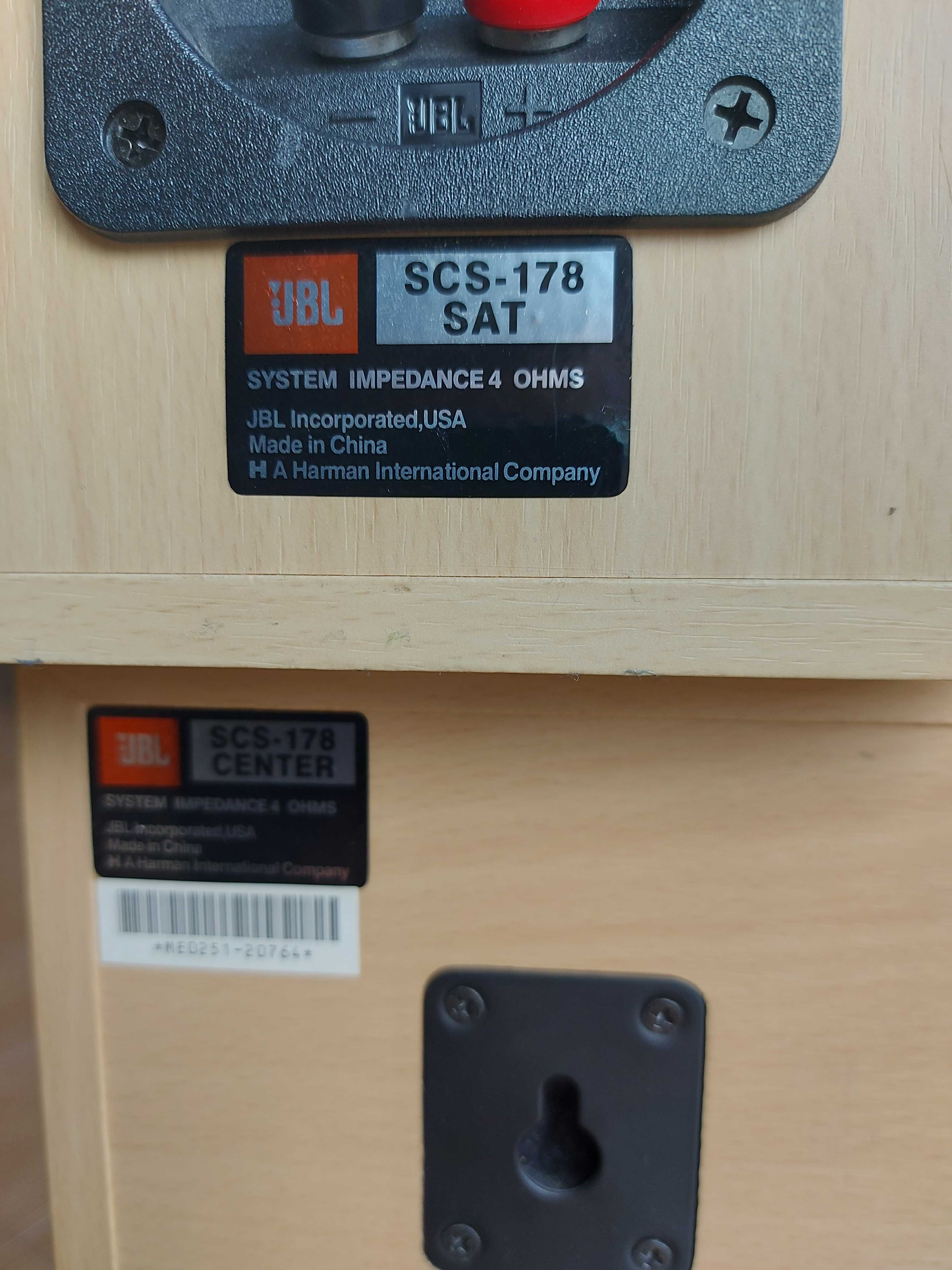 Jbl subwoofer aktywny sub178 scs188 center i scs 178 satelite