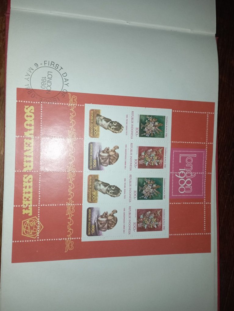 Буклет марок London 1980