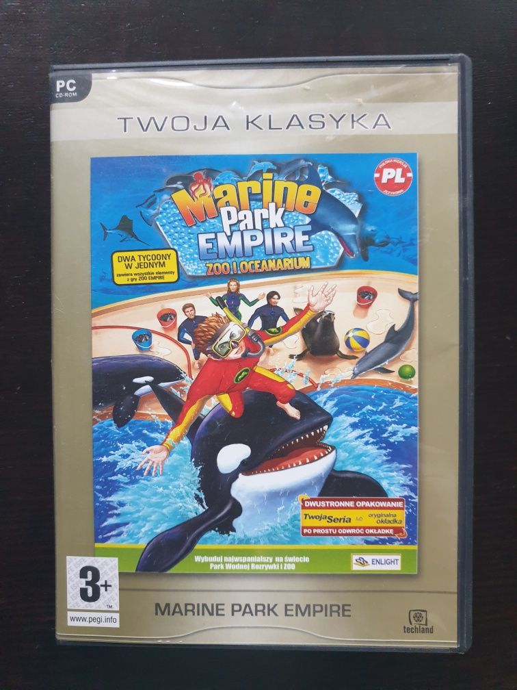 PC gra Marine Park Empire zoo i oceanarium wersja PL na CD