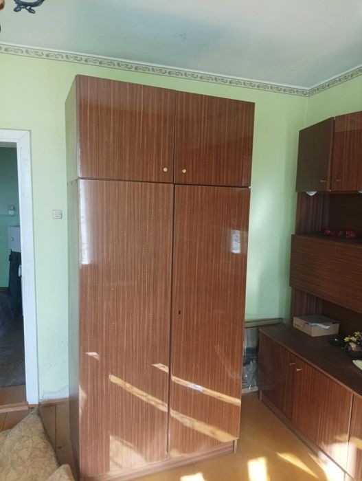 Zestaw meble PRL  łóżko szafa meblościanka szafki nocne