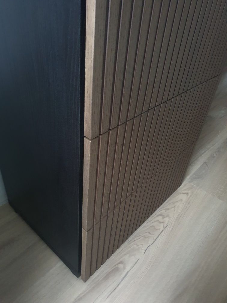 Szafka ryflowana fornir IKEA