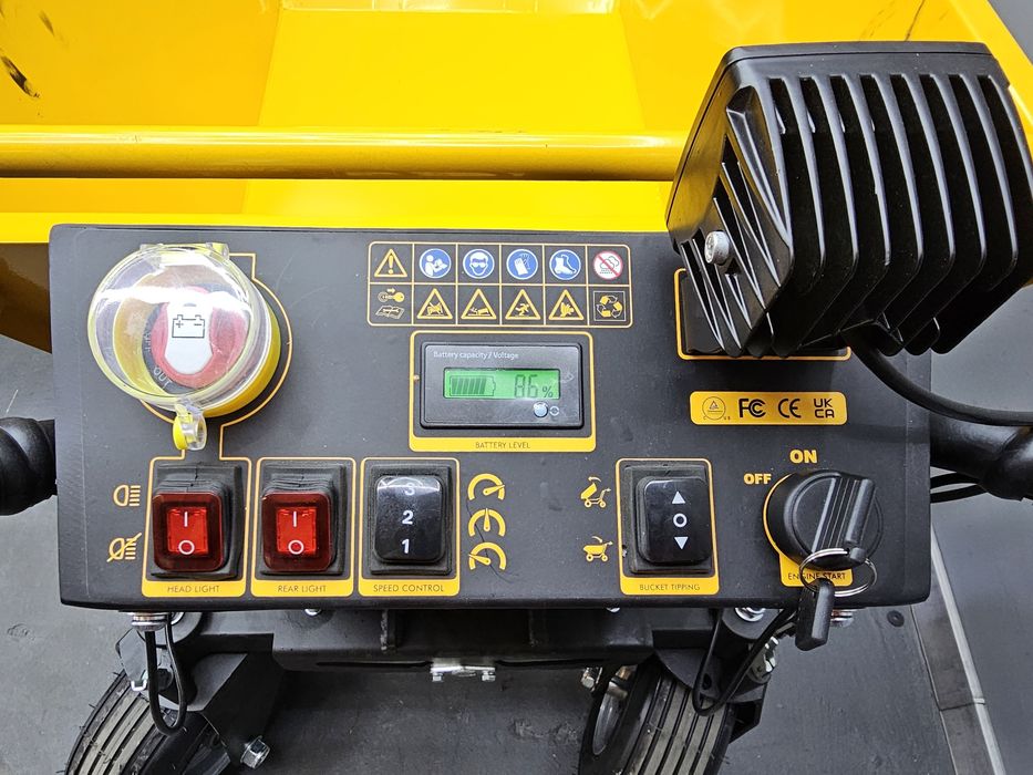 Elektryczne wozidło kołowe wywrotka BK500HE 500kg Transporter