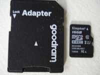 karty pamięci micro SD 2 gb z adapterem na SD