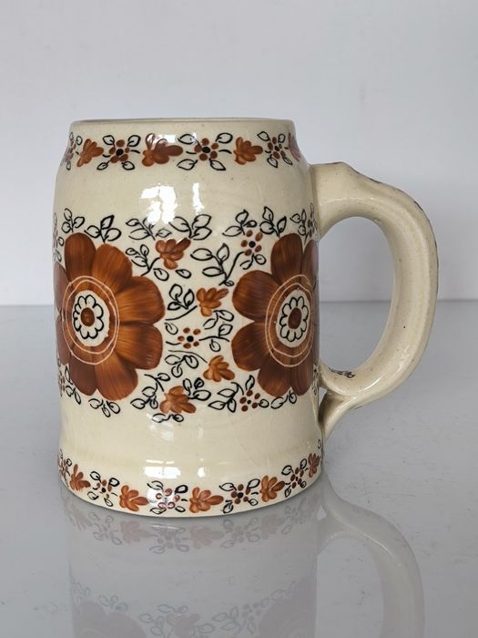 Kufel Kwiatogal Sygnowany PRL