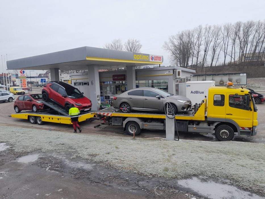 Pomoc Drogowa Holownik Laweta kamper transport pojazdów