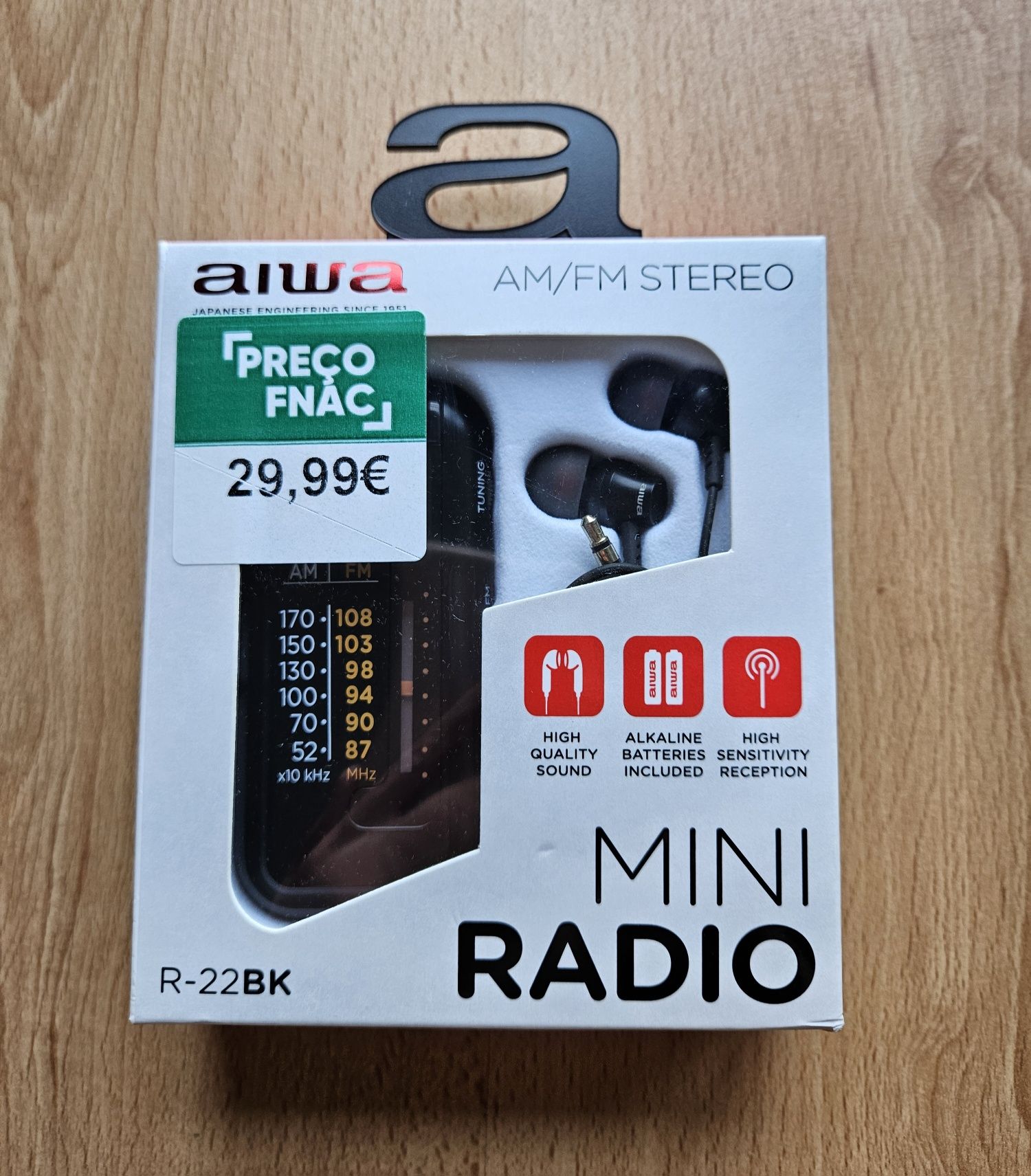 Mini Radio Aiwa am/fm