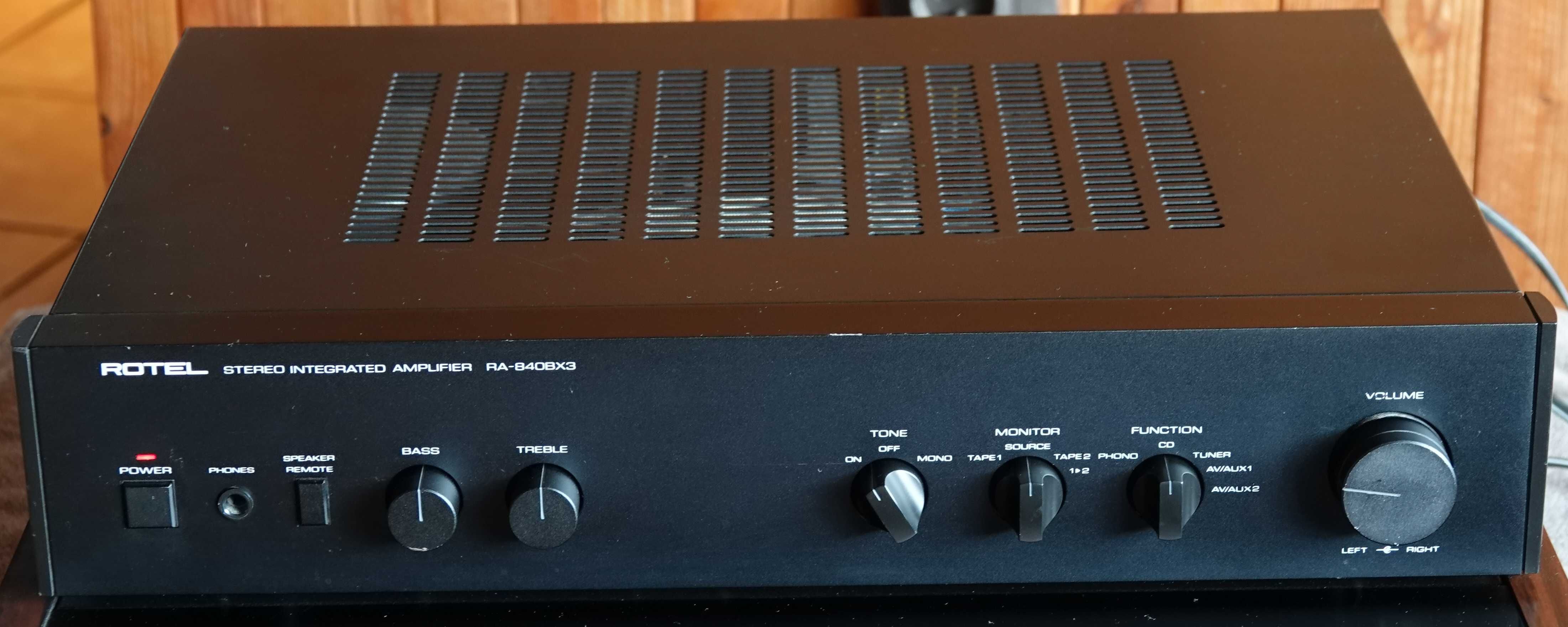Rotel RA-840BX3 Doskonały Wzmacniacz Stereo Hi-Fi 2x80w