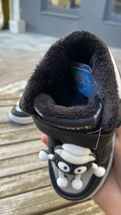 Утеплені  хайтопи для хлопчика 21 22 23 24 25 26