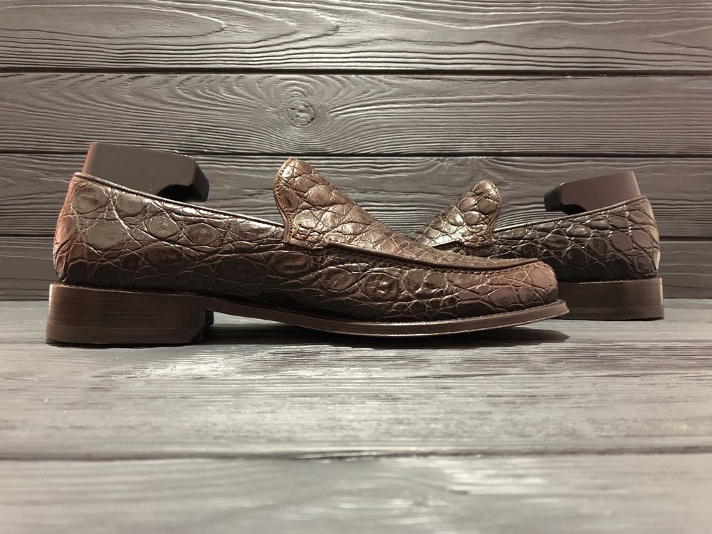 Лоферы Bally крокодил zilli kiton stefano ricci