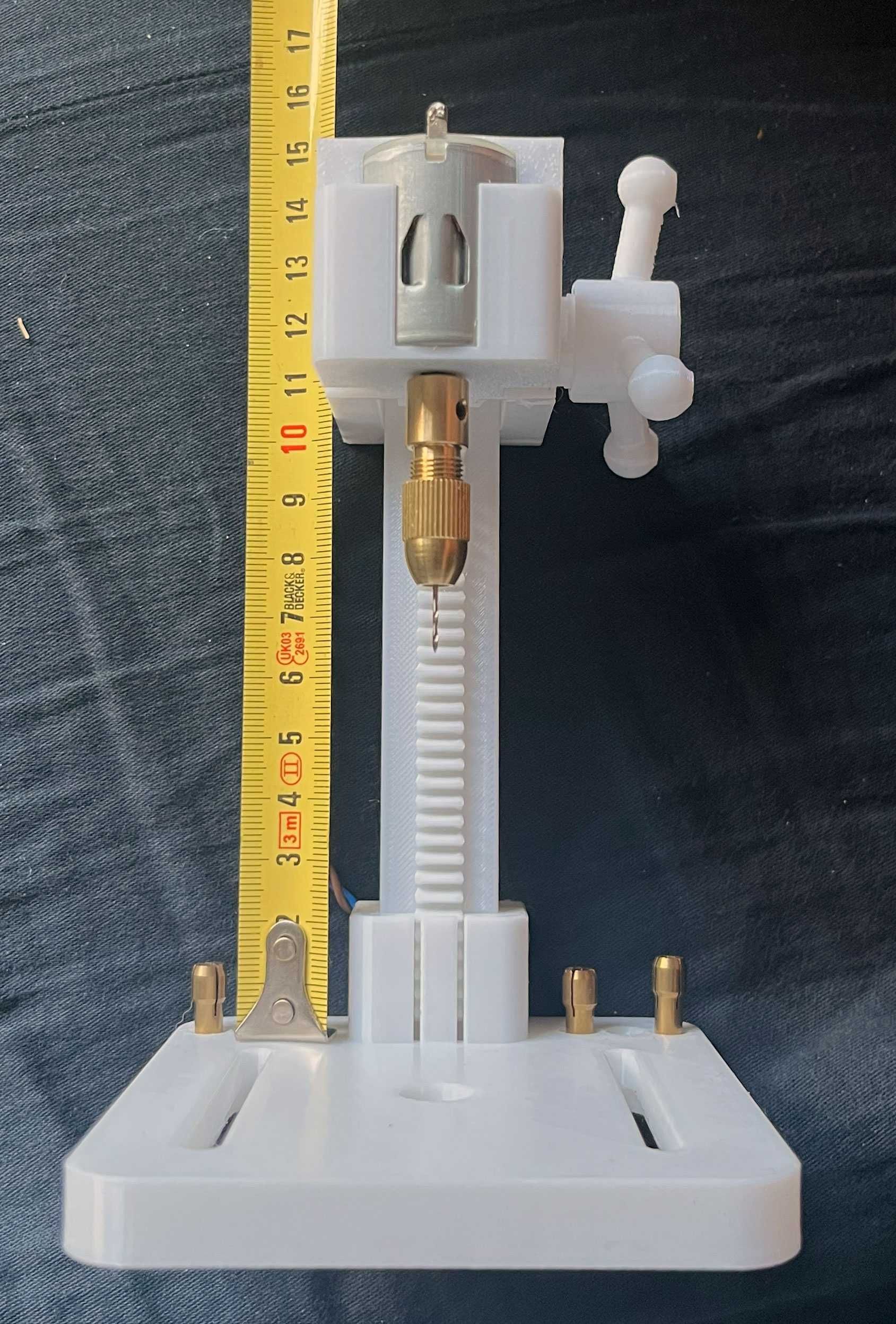 Mini wiertarka stołowa do płytek PCB + imadełko