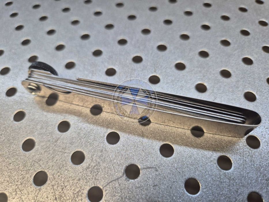 Szczelinomierz 13 listkowy stal nierdzewna 0.05-1.0mm