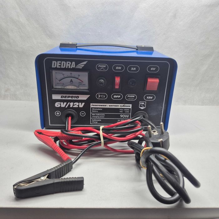 Prostownik Dedra DEP010 90W 6V/12V; Komis Jasło Igielna